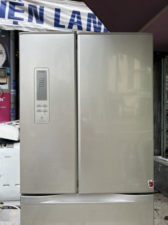 Tủ lạnh nội địa TOSHIBA GR-E50FX 501L date 2012 cửa từ, cảm ứng