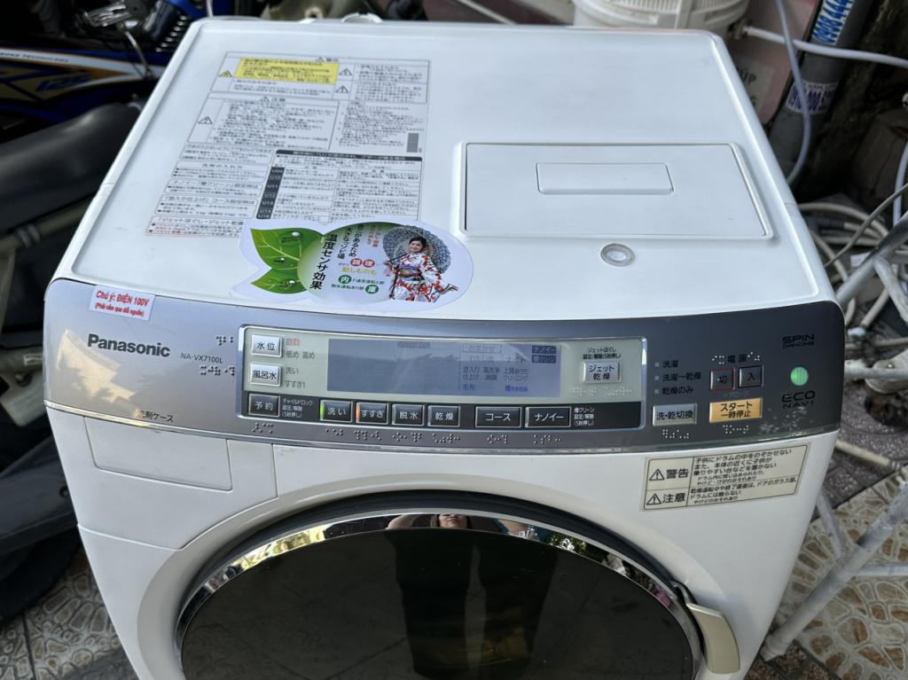 Máy giặt nội địa PANASONIC NA-VX7100L 9KG sấy 6kg sấy block cao 