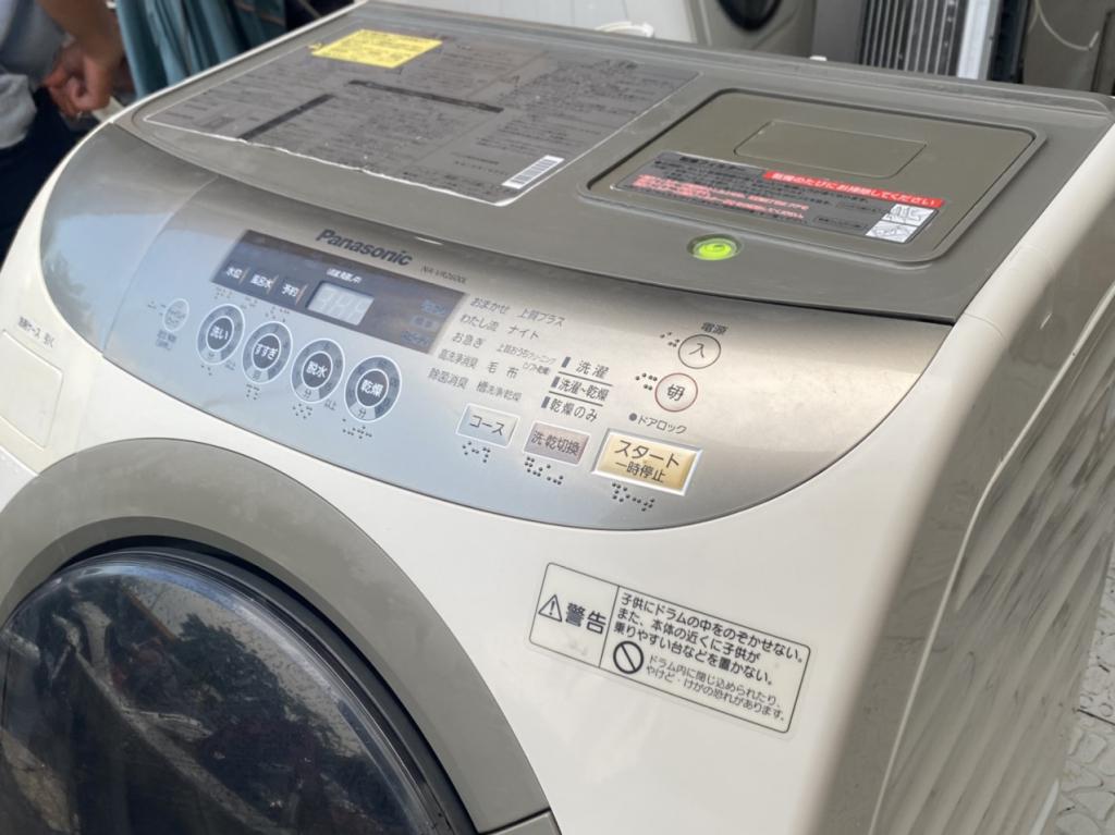 Máy giặt cũ Panasonic NA-VR2600L 9KG,sấy bơm nhiệt