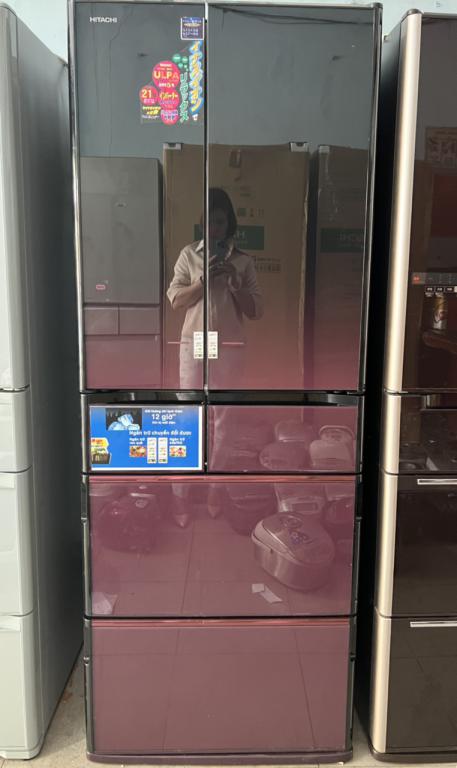 Tủ lạnh HITACHI R-X5200E 517L,hút chân không cửa trợ lực 2015